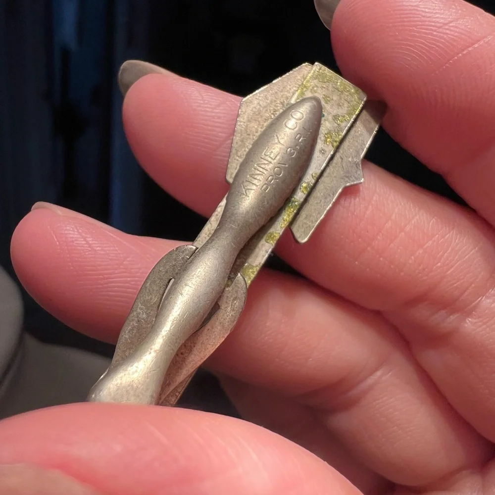 Vintage Crest Tie Clip by Kinney